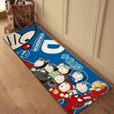 卡通可爱哆啦A梦叮铛猫珊瑚绒地毯脚踏垫卧室垫防滑门垫44*115CM