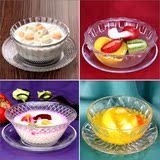 透明玻璃碗甜品碗冰激凌碗小号水果沙拉碗盘碟子米饭碗套装宜家