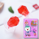 韩国进口零食品 韩美禾啵乐乐草莓味红色宝石钻戒指水果糖果 4枚