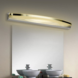 H高亮LED镜前灯 不锈钢亚克力40/60cm卫生间浴室灯7/9W暖白光壁灯