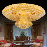 特价水晶灯圆形客厅LED灯大气吸顶灯欧式遥控灯具现代酒店工程灯