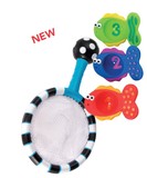 美国SASSY宝宝洗澡玩具 婴儿玩具 沐浴时光鱼网玩具 钓鱼玩 6月+
