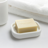 容本生活加厚塑料沥水香皂盒日式带盖手工皂盒创意旅行便携肥皂盒