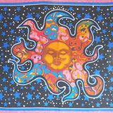 Psychedelic Sunflower 迷幻太阳花 床单沙发巾桌布瑜伽挂毯壁饰
