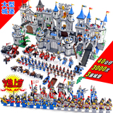 拼装玩具军事骑士城堡人仔模型男孩儿童拼插益智兼容乐高礼物积木