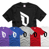 达米恩利拉德 T恤Damian Lillard球衣短袖T恤 利拉德标志LOGO t恤