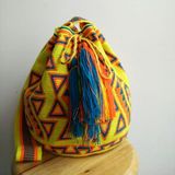 哥伦比亚wayuu手工编织包复古流苏单肩斜挎大包单股包邮现货部落