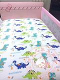 定做被套床笠床单枕套 婴儿床上用品纯棉床围 儿童床品套件 恐龙