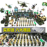 乐高积木军事特种部队人仔坦克6-10岁女男孩礼物儿童益智拼装玩具