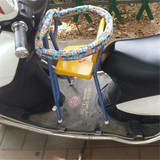 仿皮婴儿童宝宝摩托电瓶电动车安全座椅前置坐椅子凳椅踏板车包邮