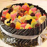 北京市/生日蛋糕免费配送/鲜奶蛋糕速递/鲜奶水果蛋糕/心心