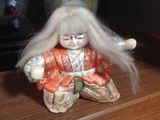 日本80s 80年代歌舞伎布偶玩具古董娃娃
