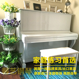 韩国原装二手钢琴英昌U3/出口英昌FU.55白色钢琴练习考级家庭必备