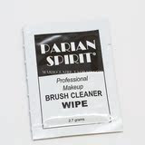 美国PARIAN SPIRIT BRUSH CLEANER WIPE化妆刷一次性快速清洁湿巾