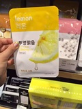 韩国代购/爱茉莉面膜贴玻尿酸补水/柠檬柚子多种类随机发10片起