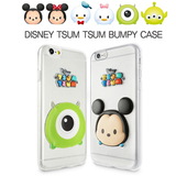 韩迪士尼Disney Tsum iPhone6s卡通透明手机壳苹果6plus立体软套