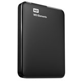 WD 西部数据  移动硬盘 2.5英寸 USB3.0 1TB 黑色