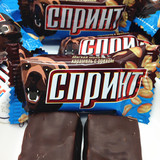 俄罗斯巧克力 小熊士力架 花生夹心牛奶糖果零食