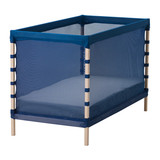 IKEA 宜家代购  弗莱迪 婴儿床, 榉木, 中蓝