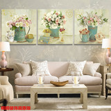 现代简约客厅沙发背景墙装饰画卧室无框挂画餐厅壁画抽象欧式三联
