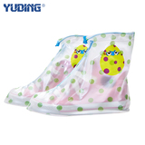 儿童防雨加厚雨鞋套男女童卡通便携防滑小孩学生宝宝短筒雨靴水鞋