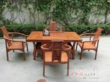 红木家具茶桌，中式仿古刺猬紫檀泡茶台，宝鼎功夫茶桌椅组合