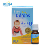 美国Baby Ddrops婴儿维生素D3滴剂 宝宝补钙促进钙吸收 正品90滴