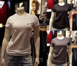 韩国代购【GUESS】2016夏季女士新款纯棉圆领休闲短袖T恤YG2K8412