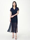 【MIND BRIDGE】韩国代购直邮16春夏女款气质雪纺连衣裙 MQOP421D