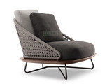 定制户外沙发户外家具露台沙发设计师创意沙发编绳户外藤椅户外椅