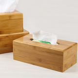 创意简约家居木质纸巾盒家用桌面收纳抽纸盒客厅车用餐巾纸卷纸盒
