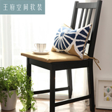 新中式简约现代纯色餐椅垫办公室坐垫 加厚 纯棉布艺可拆洗可定制