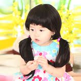 韩版儿童假发女童假发可爱公主卷发假发发饰小孩摄影长卷发  发套