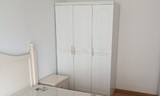 杭州同城白色烤漆 出租房专用衣柜简约欧式现代板式衣柜 更衣柜