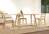 北欧宜家餐桌 全实木餐桌 百分百实木餐桌 现代艺术餐桌 原创餐桌