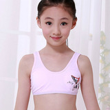 女童纯棉内衣 中大儿童装文胸发育期吊带胸罩抹胸裹胸小背心运动