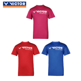 新款正品胜利Victor威克多羽毛球服儿童款 6032针织圆领T恤