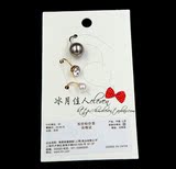 HM H&M 专柜正品代购 钻石组合耳夹 吊牌49.9