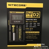 奈特科尔NiteCore D2 电子烟18650锂电池 智能数码液晶充电器