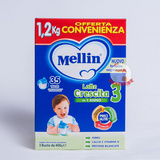 意大利原装进口美林mellin奶粉3段三段成长1+特惠1200克装1岁以上