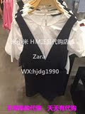 ZARA zara专柜正品代购2016新款女装白色拼接假两件短袖连衣裙785