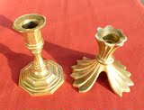 荷兰回流孤品铜质老烛台摆件老铜器特价古玩古董  单个价