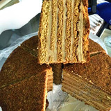包邮 俄罗斯提拉米苏蛋糕 卢森堡之恋蜂蜜蛋糕千层蛋糕 6寸500克