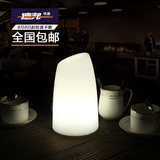 夕彩LED创意酒吧台灯遥控七彩装饰灯充电LED吧台灯简约咖啡厅桌灯