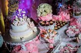 維羅尼卡 婚禮甜品桌周歲百日甜品桌 上海同城 包送包擺 翻糖蛋糕