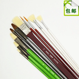 包邮马蒂斯10支套装画笔水粉笔水彩笔油画丙烯扇形笔勾线笔刷子