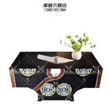 藏式彩绘茶几实木炕桌炕几客厅小茶桌餐桌饭桌装饰桌中式仿古家具