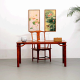 实木书桌椅组合中式画案书法桌书画桌长条桌榆木仿古写字台办公桌