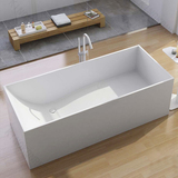 1.4米1米5浴缸独立式 家用小浴缸环保人造石浴缸普通成人浴盆