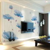 3D立体无缝整张壁画 电视背景墙现代简约客厅沙发卧室壁纸墙纸